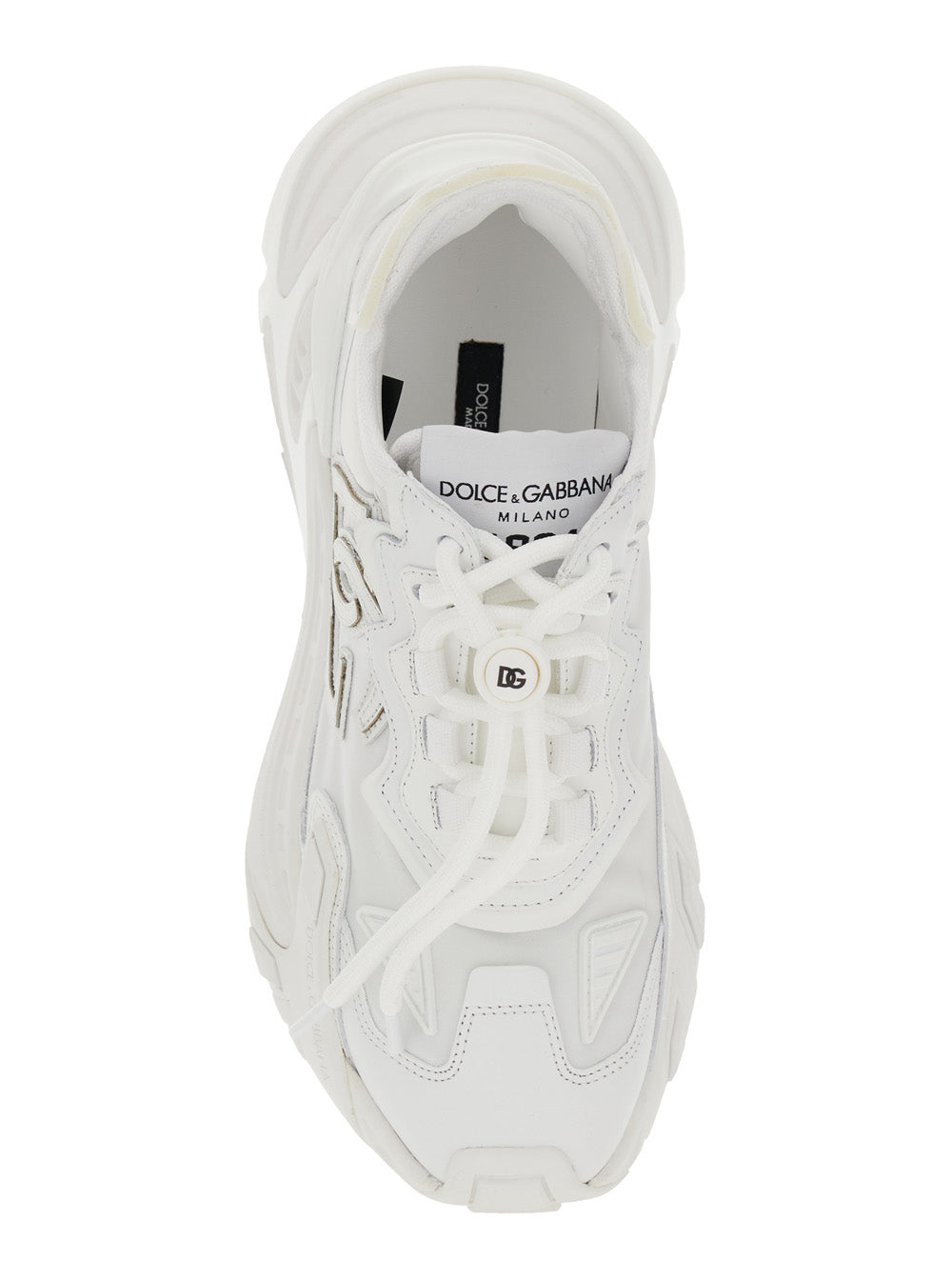 Dolce & Gabbana Women Sneaker Bassa Vit Nap+Gom+Ny+N