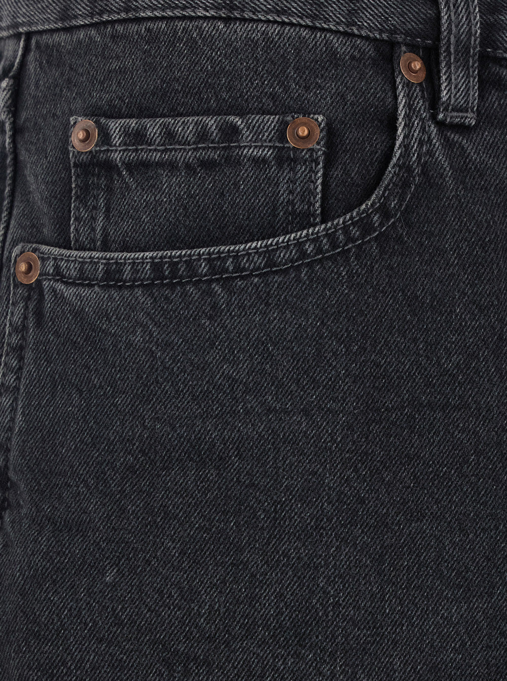 Saint Laurent Men 'Mick' Black Jeans With Logo Patch On The Rear In Denim Man