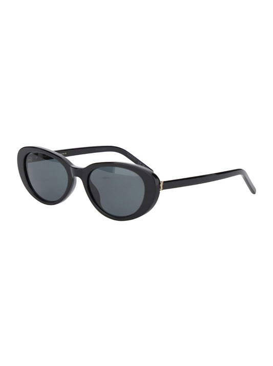 Saint Laurent Women Black Sunglasses With Cassandre In Acetate Woman