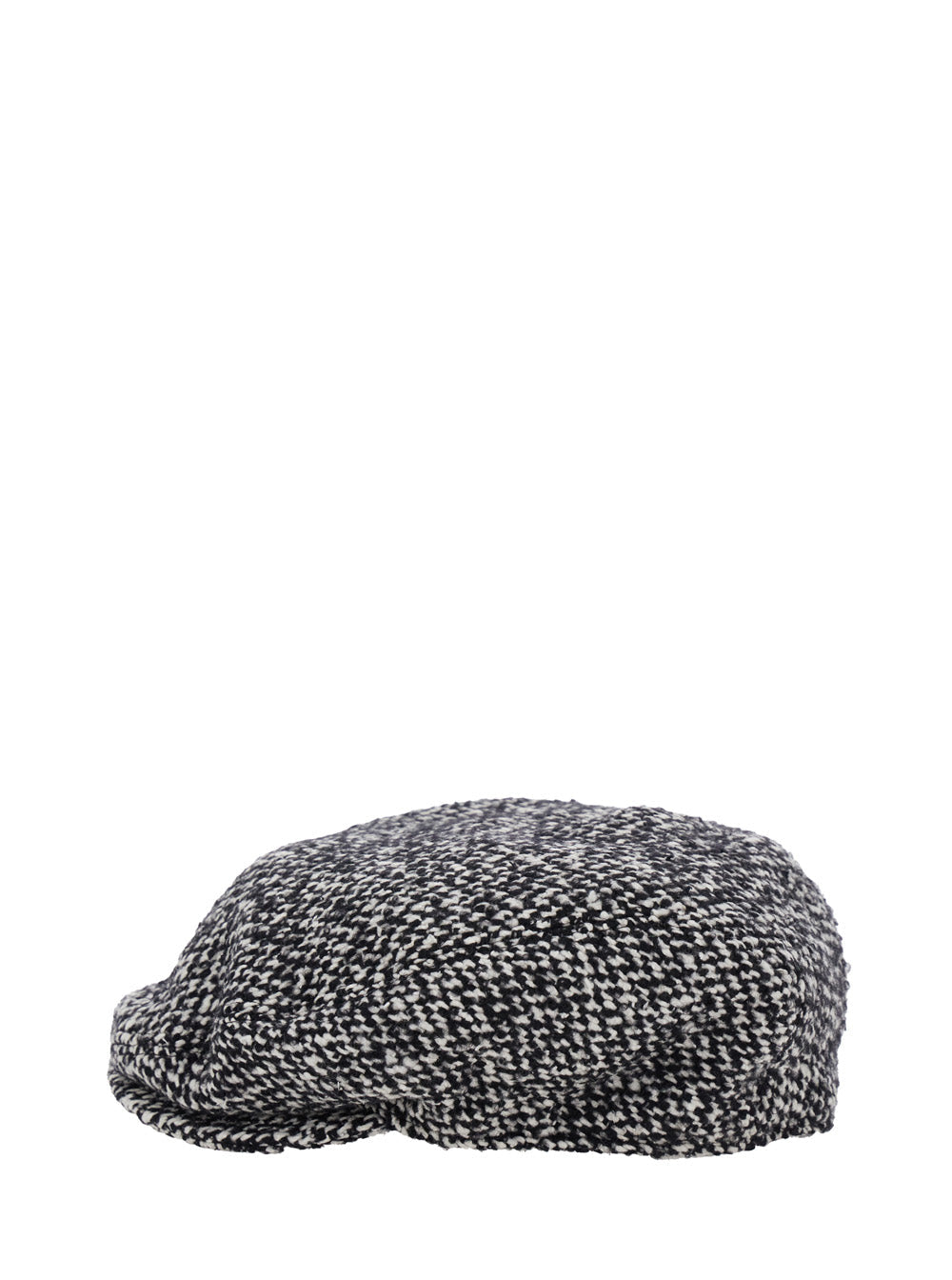Dolce & Gabbana Men Grey Hat With Short Brim In Wool Blend Man