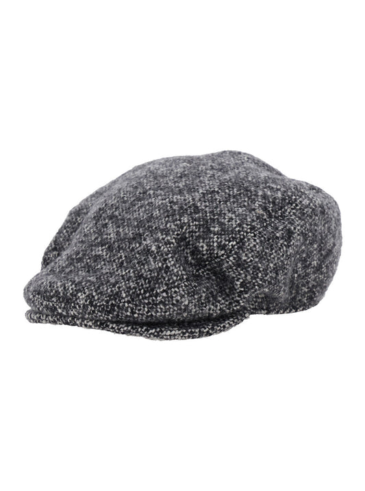 Dolce & Gabbana Men Grey Hat With Short Brim In Wool Blend Man