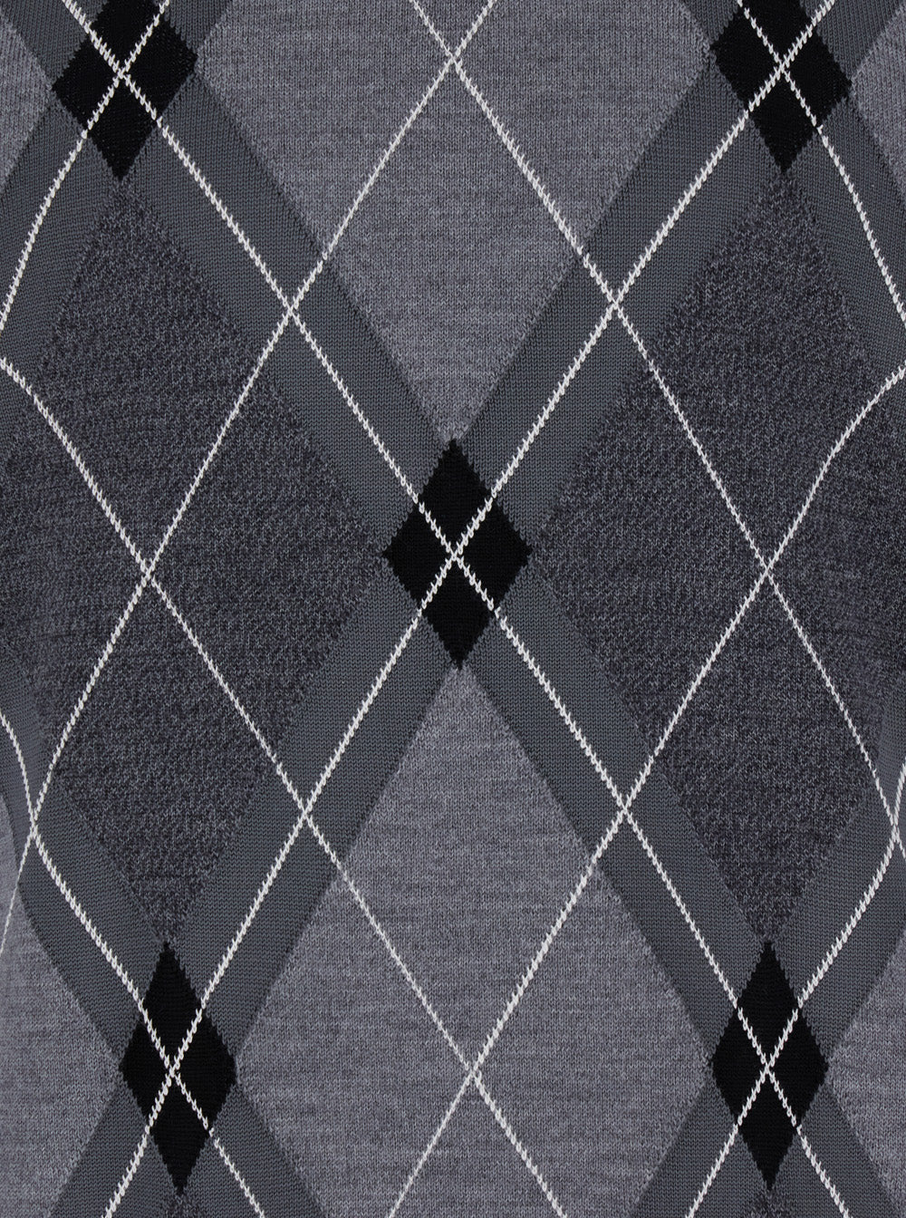 Dolce & Gabbana Men Grey Crew Neck Sweater With Front Logo And Diamond Pattern In Wool Blend Man