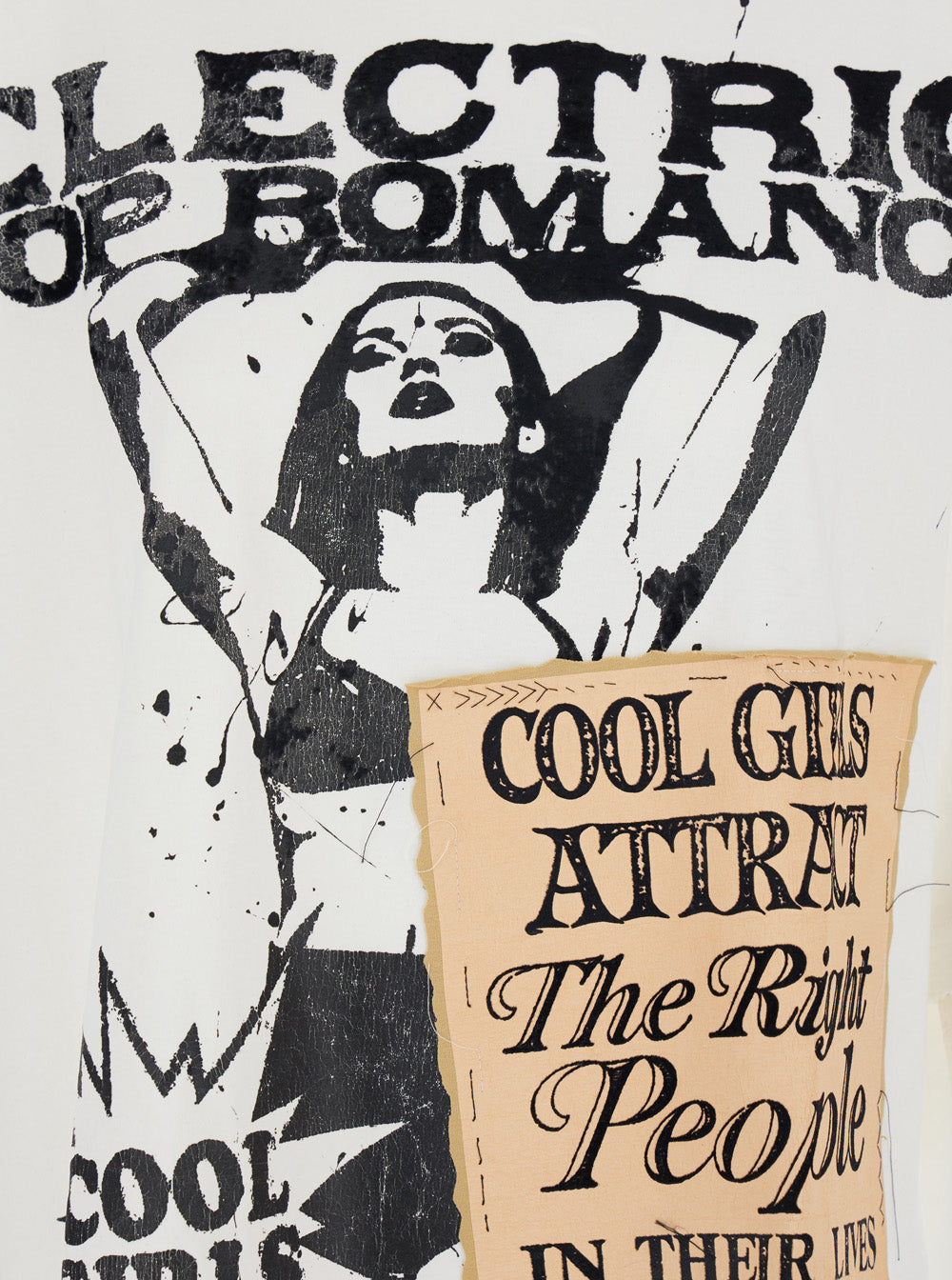 Dolce & Gabbana Women White Crew Neck T-Shirt With Maxi Print On The Front In Cotton Woman