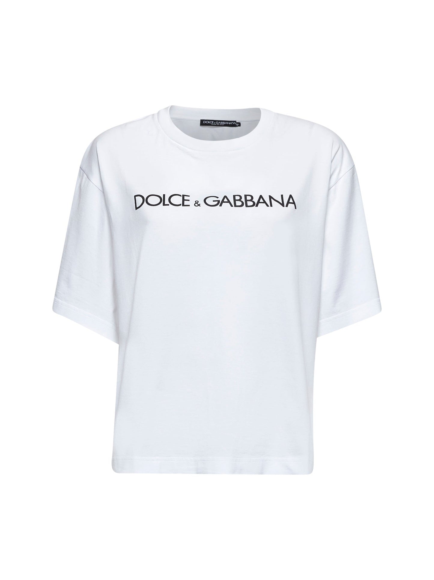 Dolce & Gabbana Women White Dolce&Gabbana Lettering T-Shirt