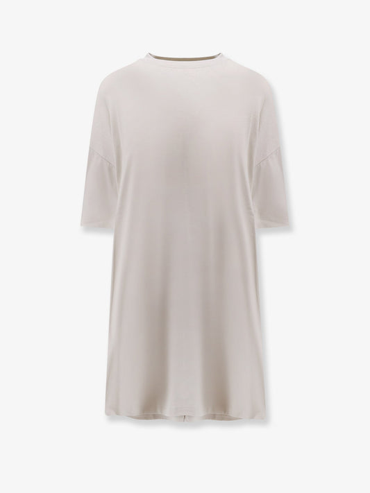 Balenciaga Women Cotton Jersey Semi Fitted Short Dress