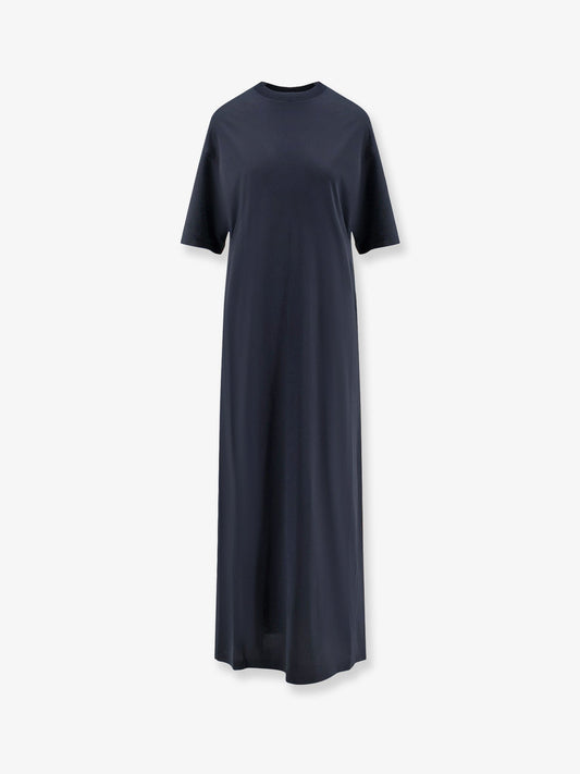 Balenciaga Women Cocoon Cotton Jersey Maxi Dress