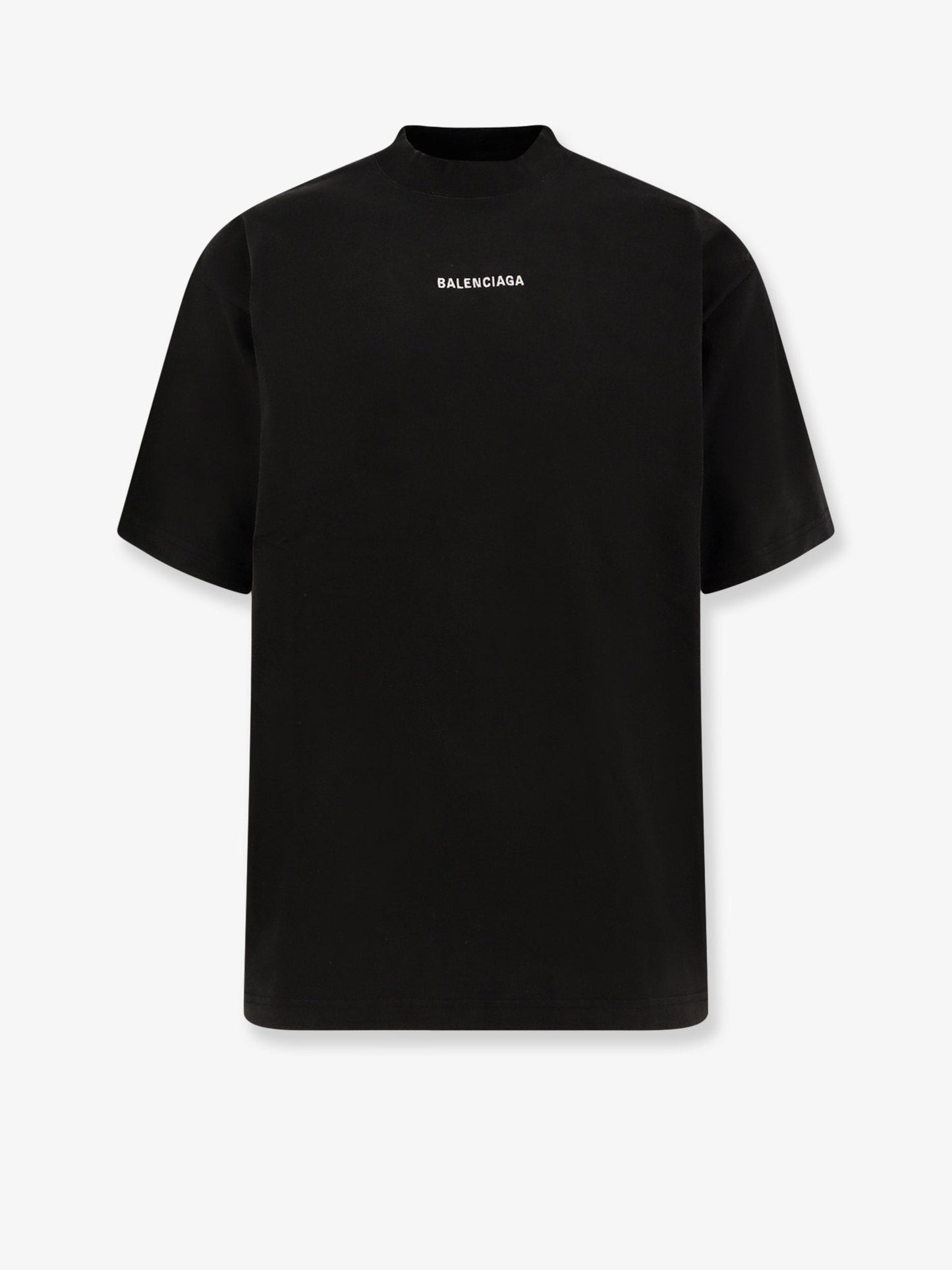 Balenciaga Men Medium Fit Cotton T-Shirt