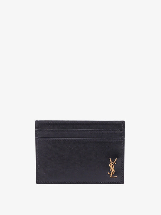 Saint Laurent Men Leather Card Holder
