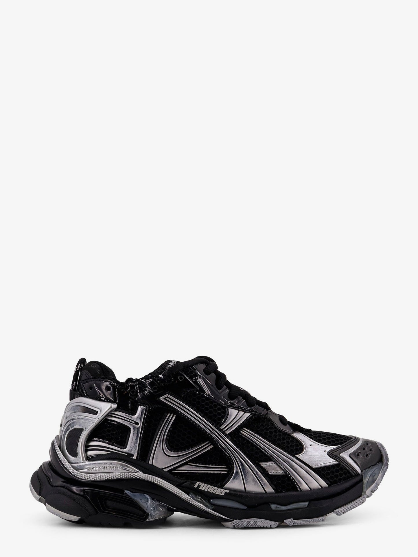 Balenciaga Men Runner Mesh Low-Top Sneakers