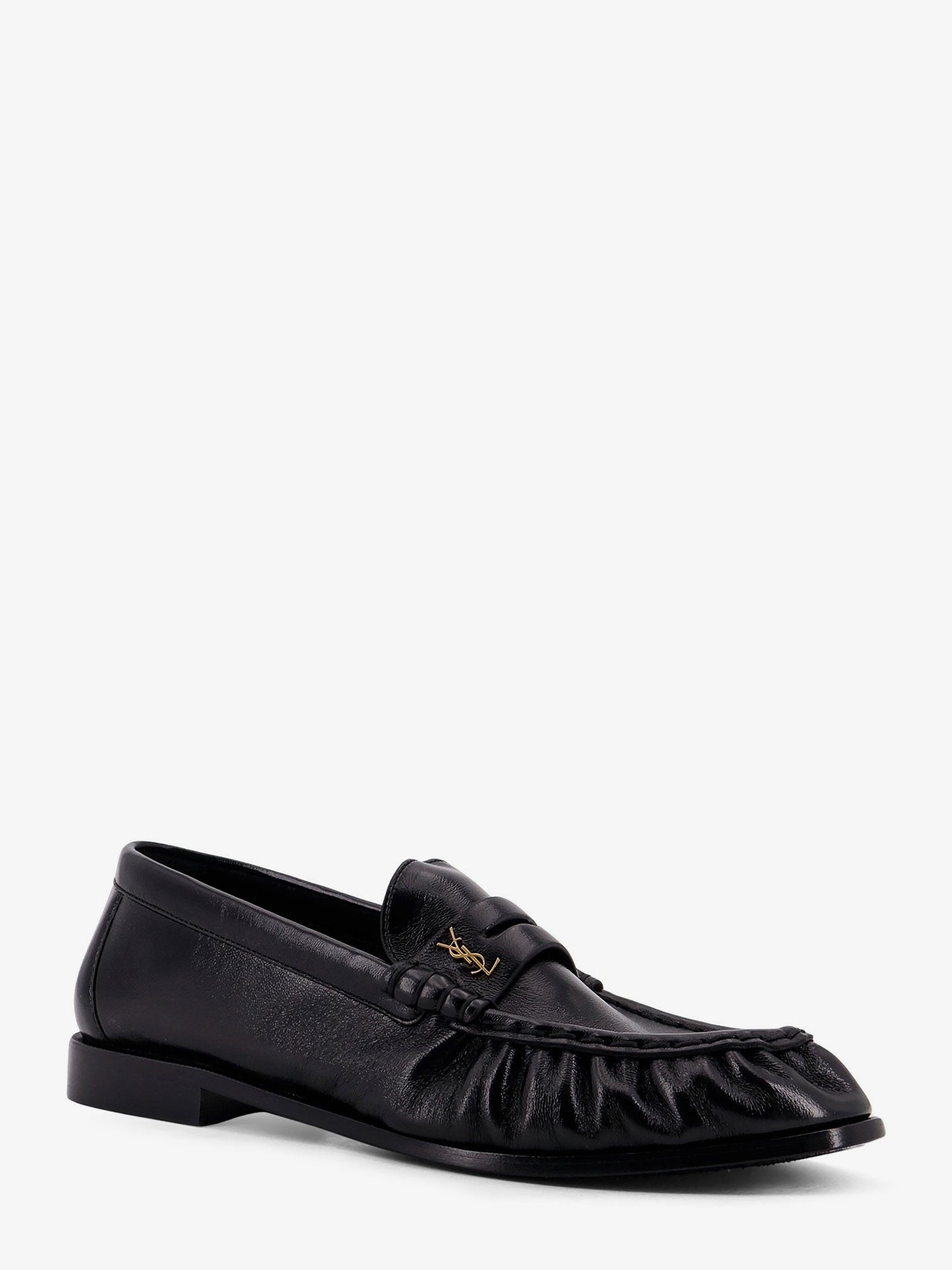 Saint Laurent Men Le Loafer Leather Loafer