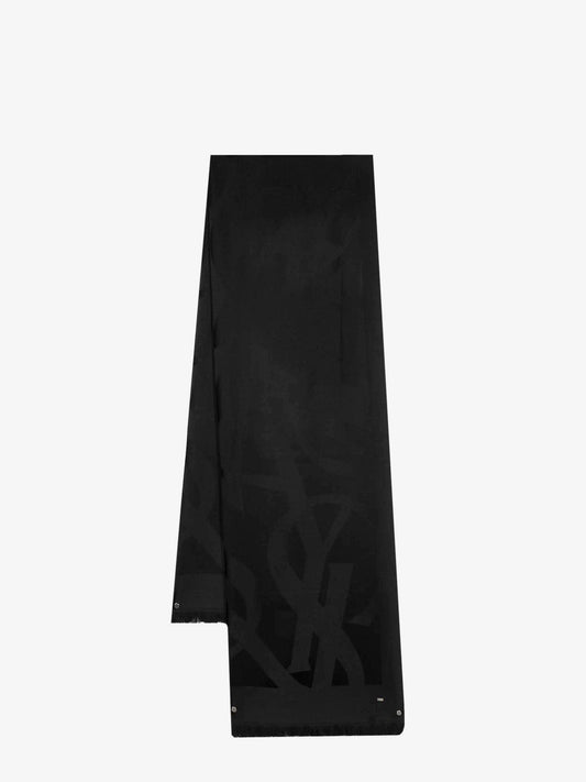 Saint Laurent Men Sustainable Wool Scarf