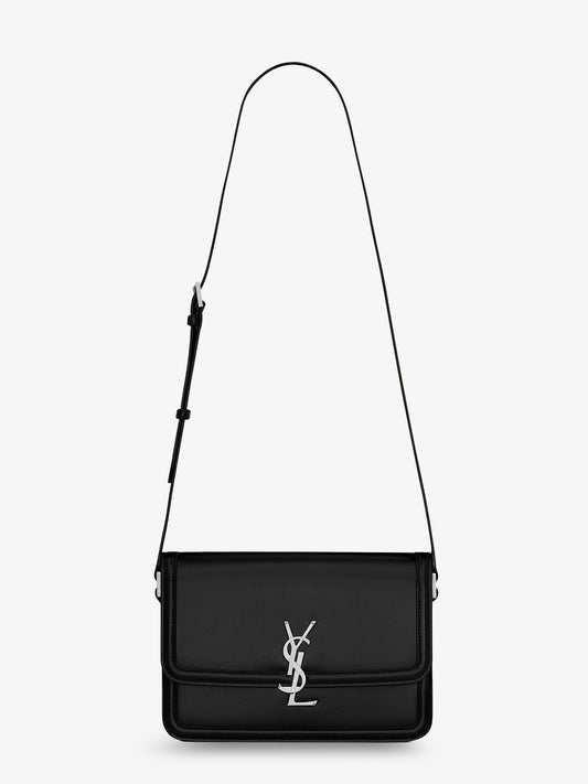 Saint Laurent Men Satchel Solferino Medium Leather Crossbody Bag