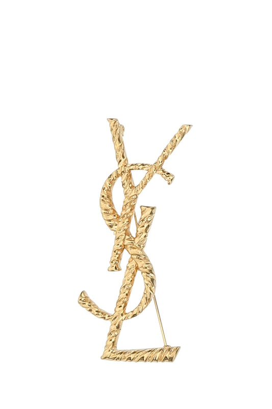Saint Laurent Women Broche Ysl Texture T