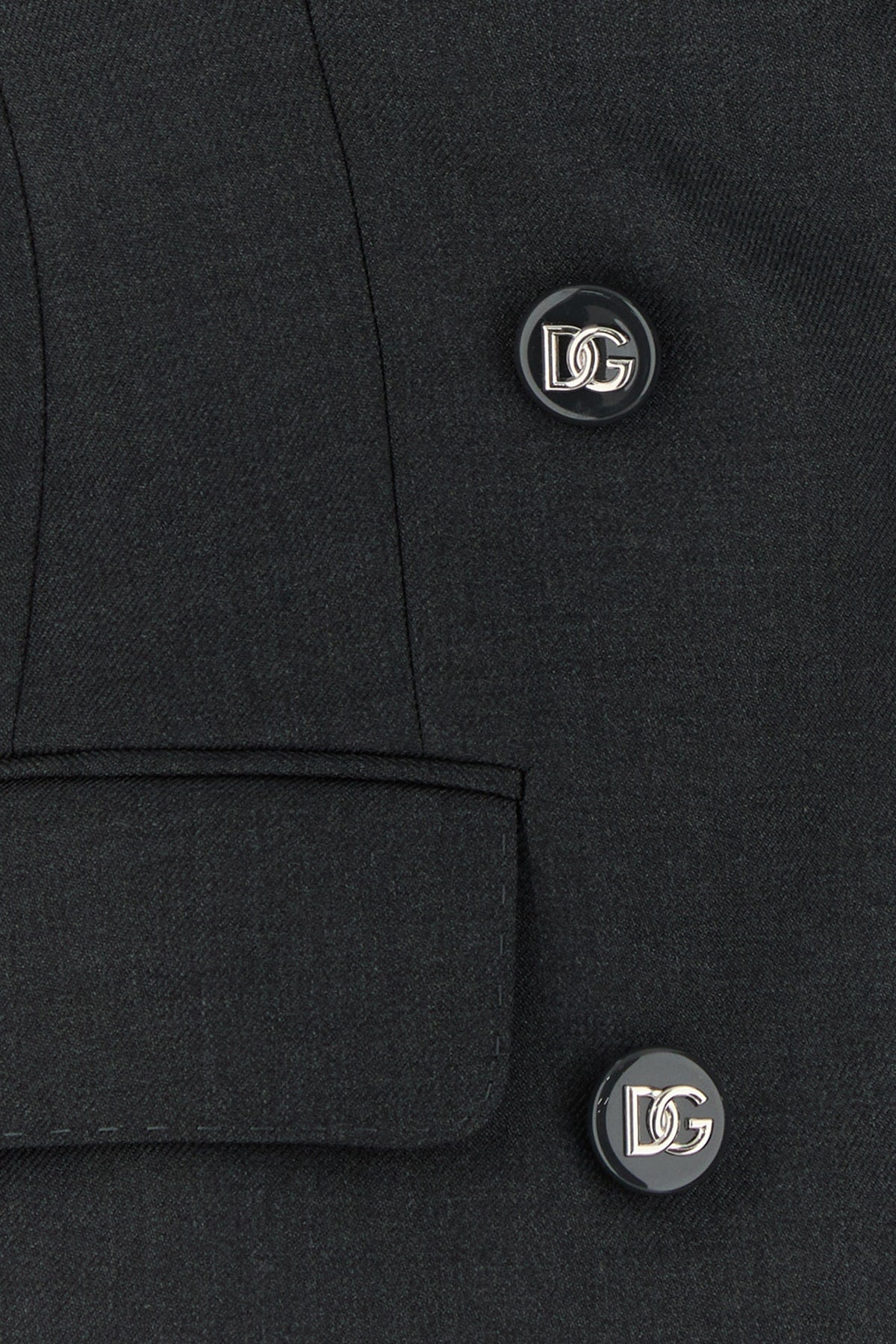 Dolce & Gabbana Women Dark Grey Wool Blazer