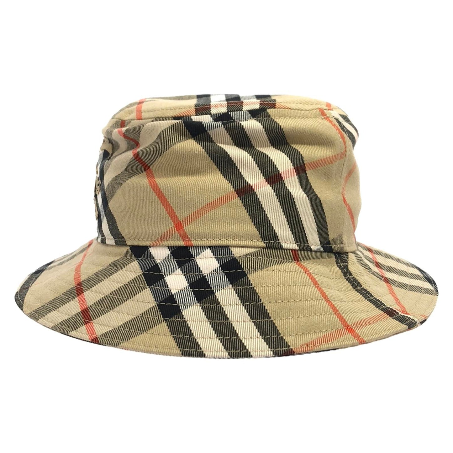 Burberry Check Polyester Hat Beige
