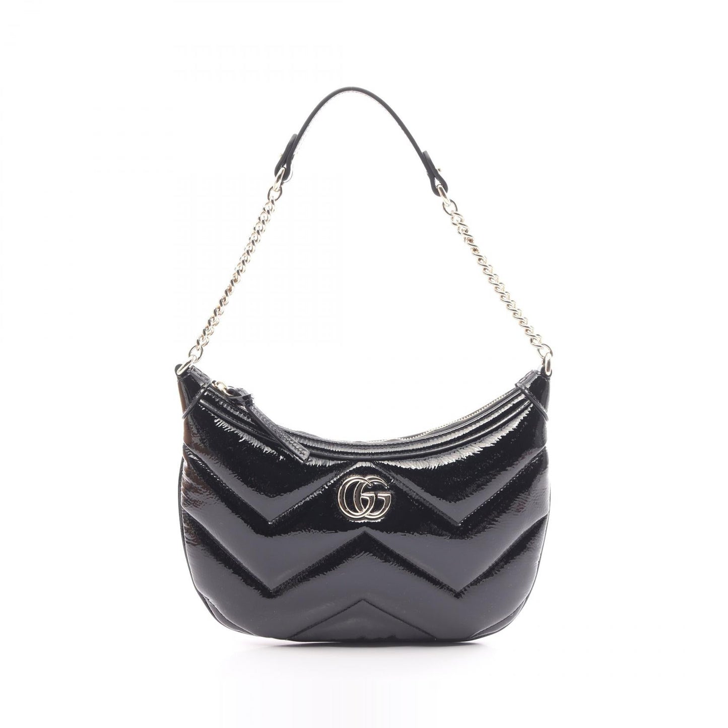 Gucci GG Marmont Patent Leather Shoulder Bag