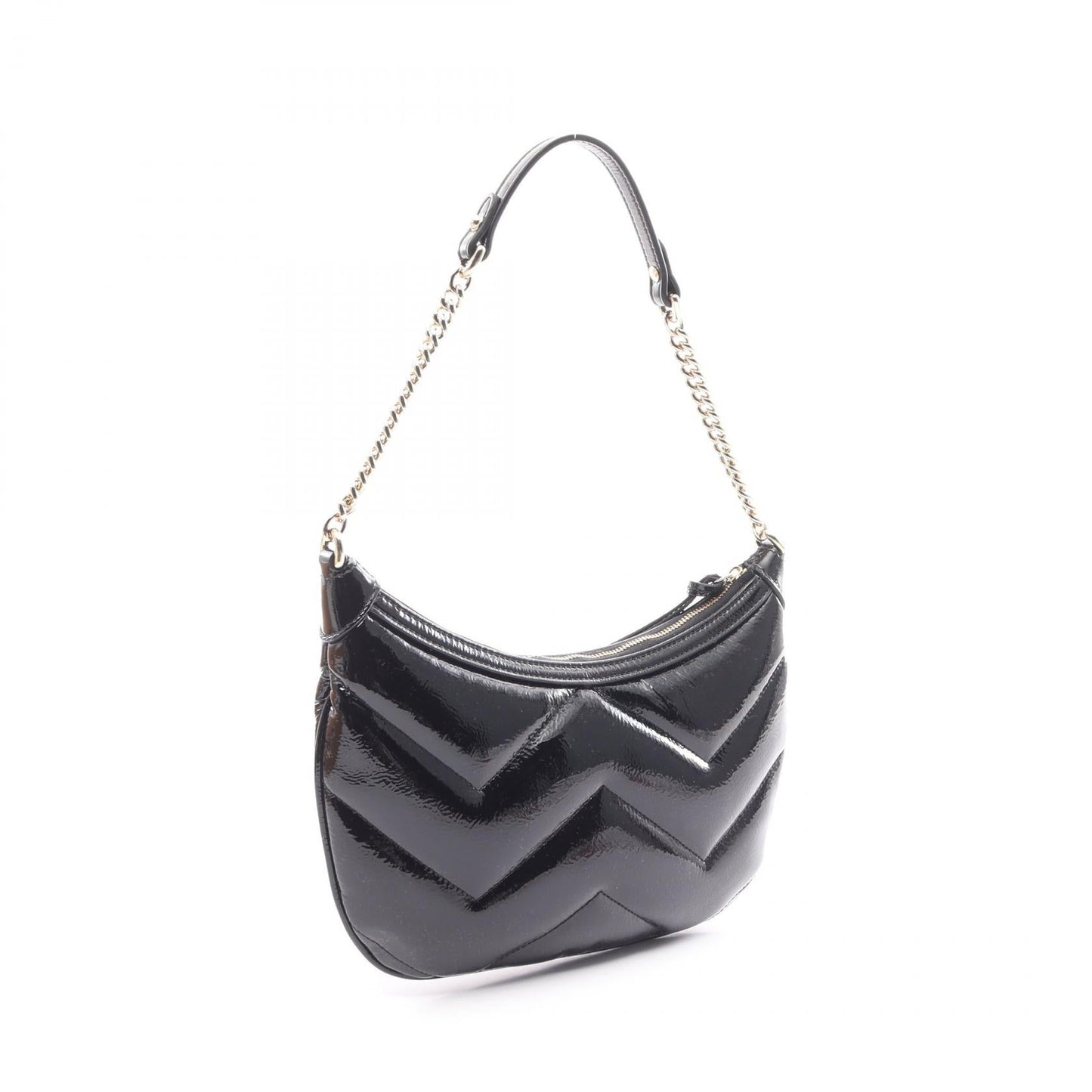 Gucci GG Marmont Patent Leather Shoulder Bag