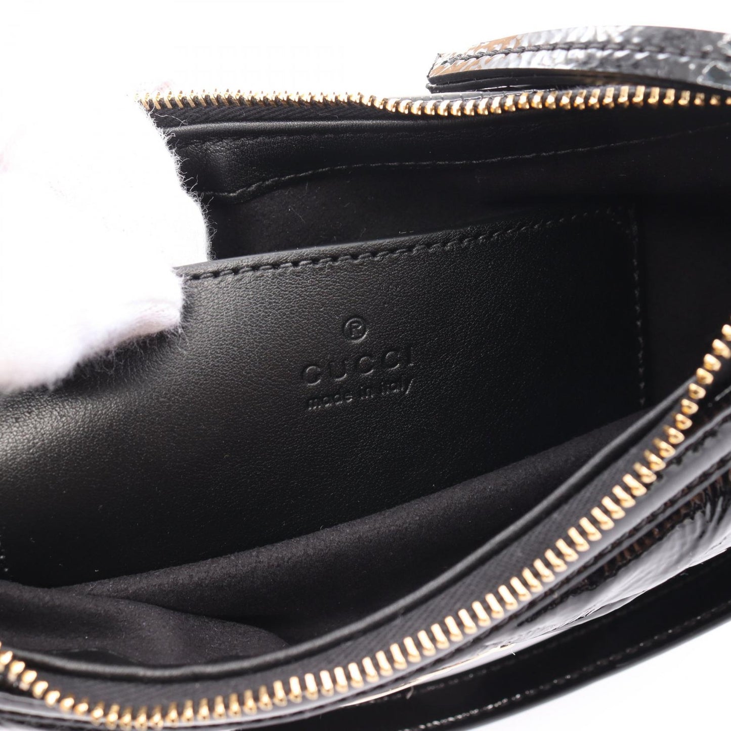 Gucci GG Marmont Patent Leather Shoulder Bag