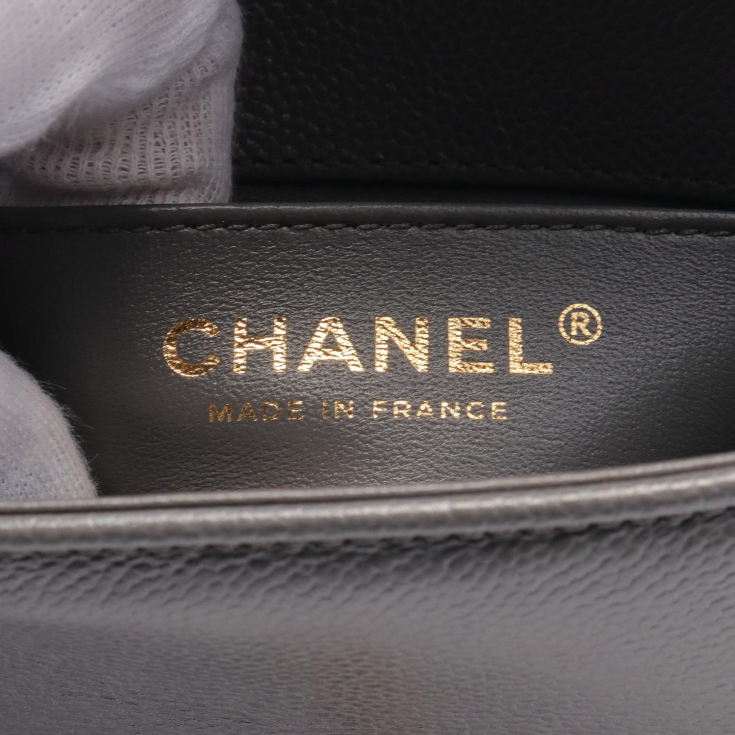 Chanel Boy Mini Shoulder Bag Gray A67364