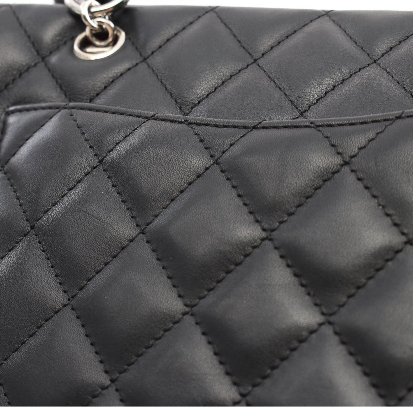 Chanel Cambon Line Leather Bowling Bag A25171