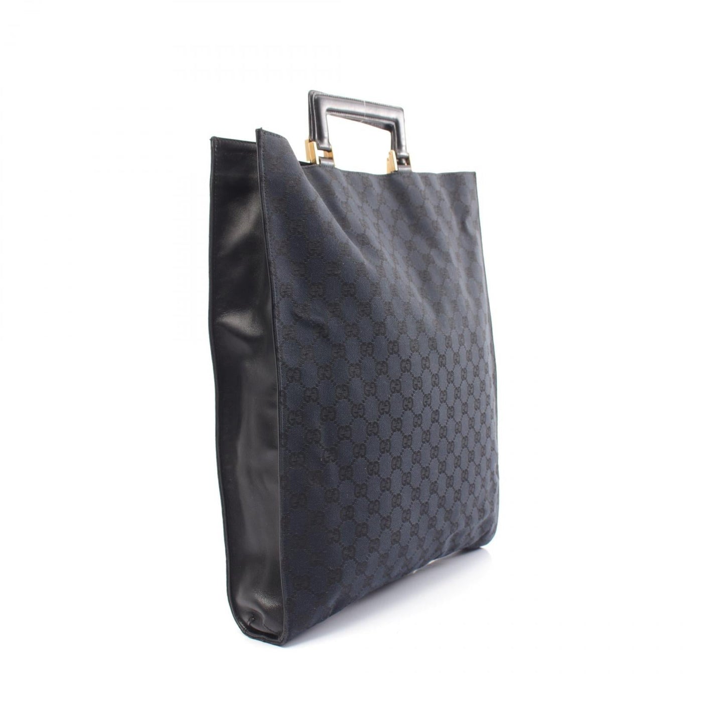 Gucci GG Canvas Tote Bag Canvas Leather