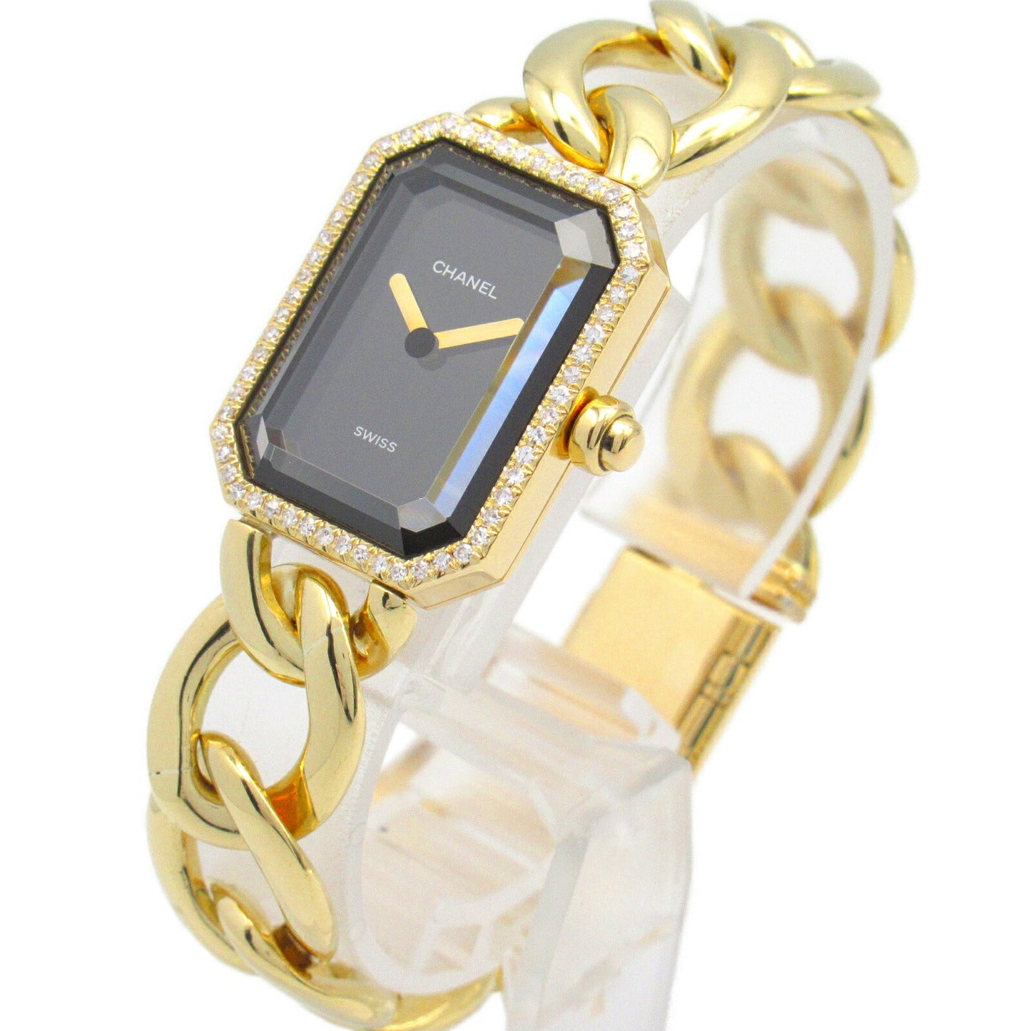 Chanel Premiere M Diamond Bezel Watch H0113