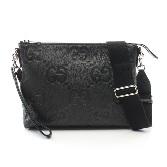 Gucci Leather Jumbo GG Messenger Bag 2way Shoulder Bag 696009AABY71000