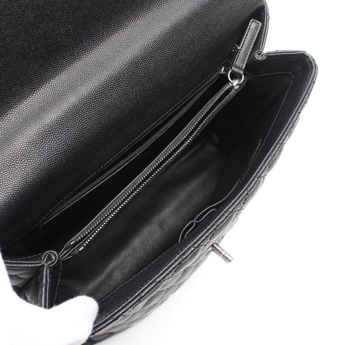 Chanel Caviar Exotic Leather Coco Handle Bag