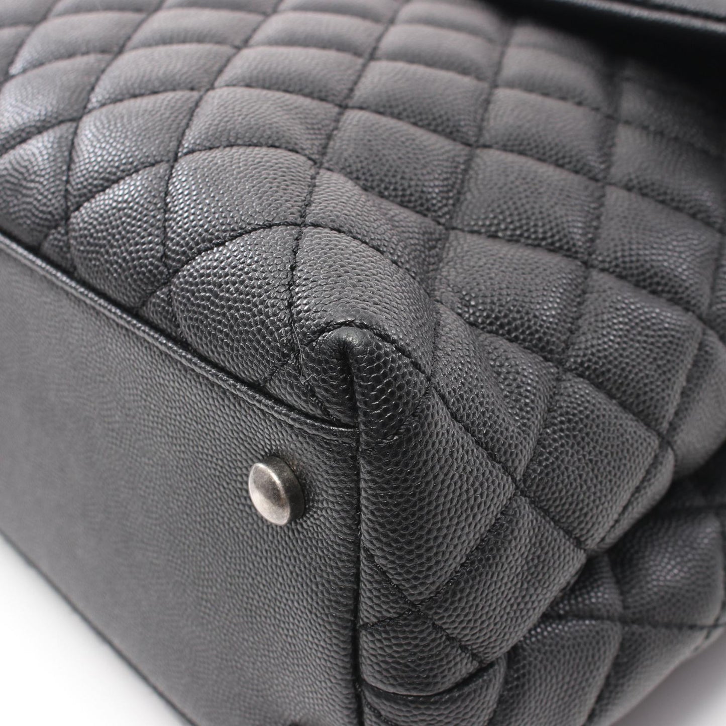 Chanel Caviar Exotic Leather Coco Handle Bag