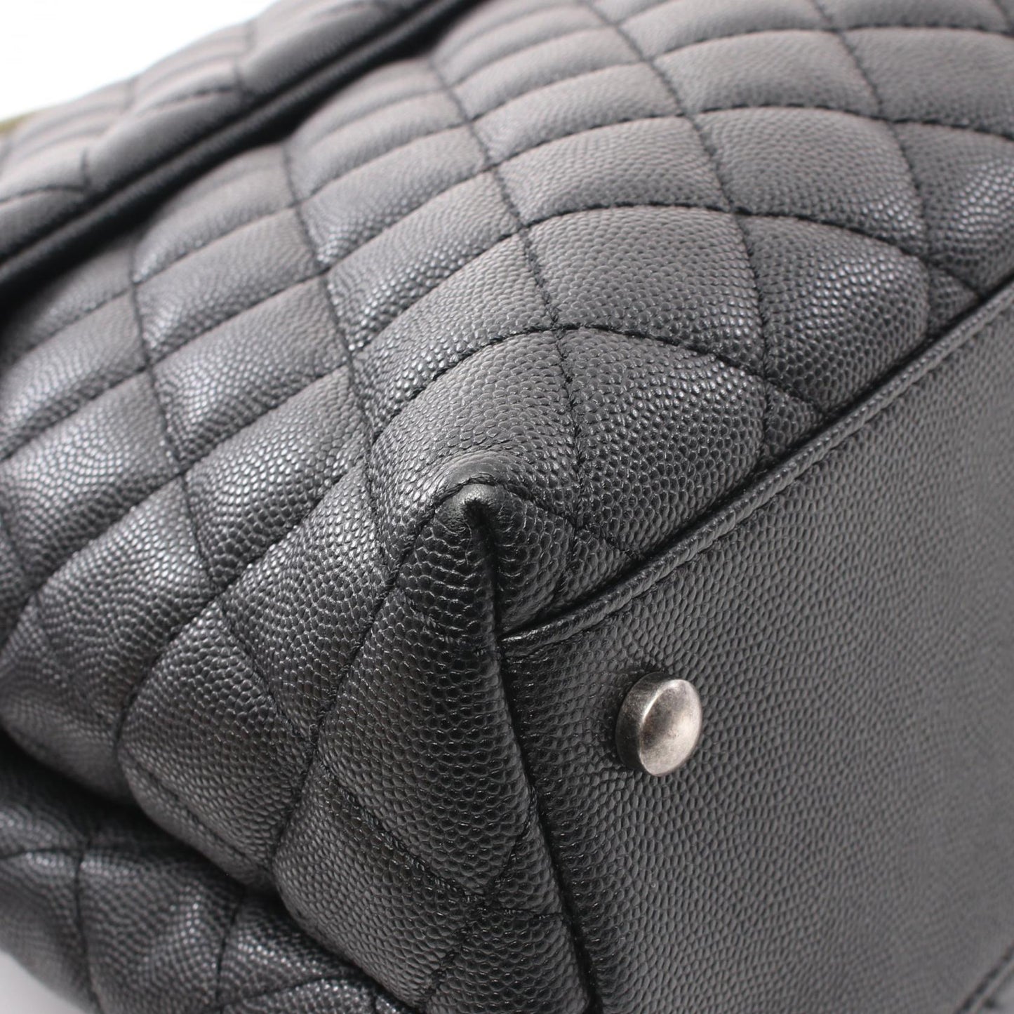 Chanel Caviar Exotic Leather Coco Handle Bag