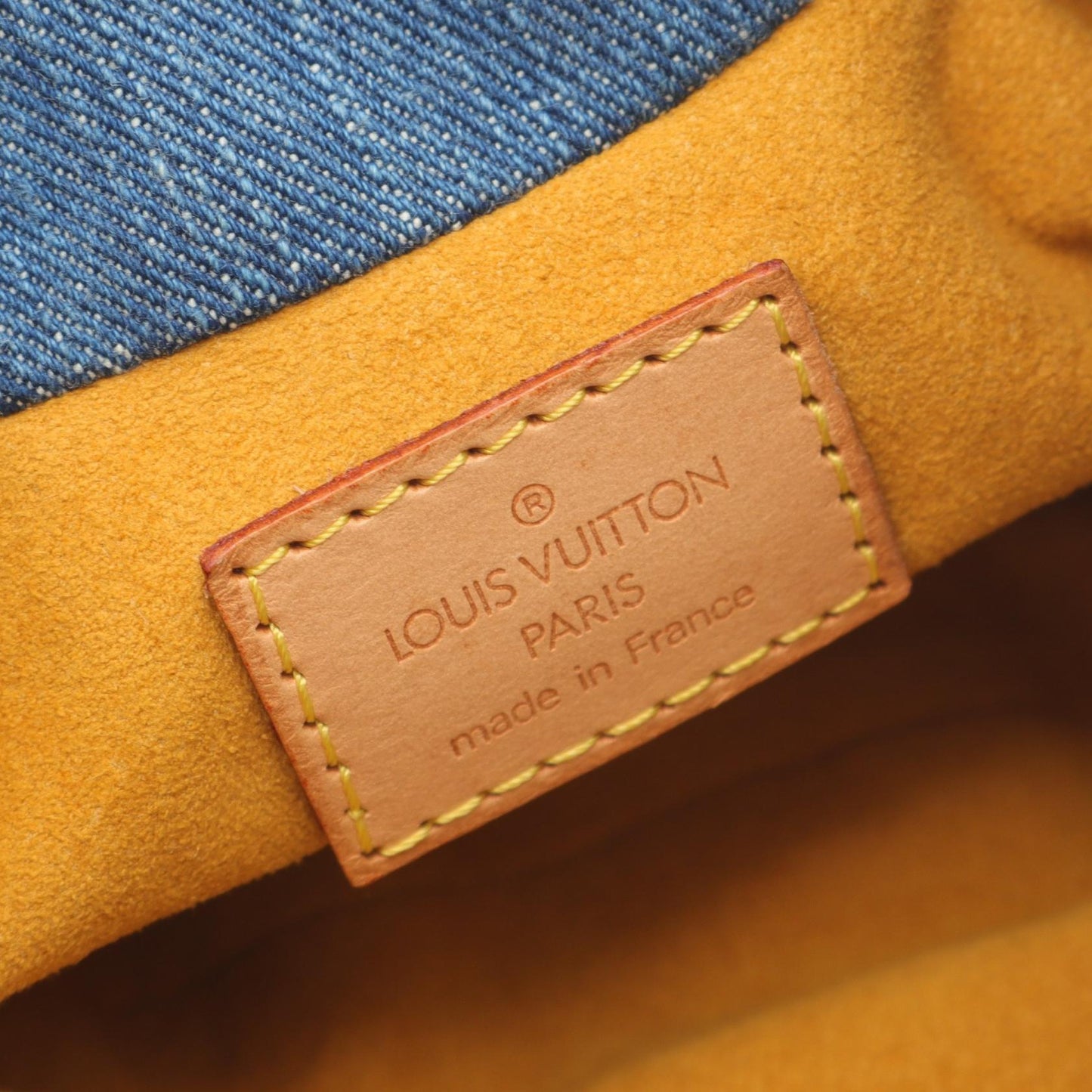 Louis Vuitton Pleaty Monogram Denim Handbag