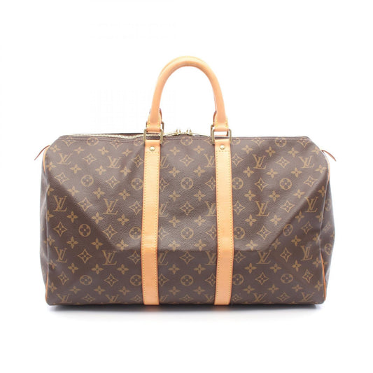 Louis Vuitton Keepall 45 Monogram Coated Canvas Boston Bag