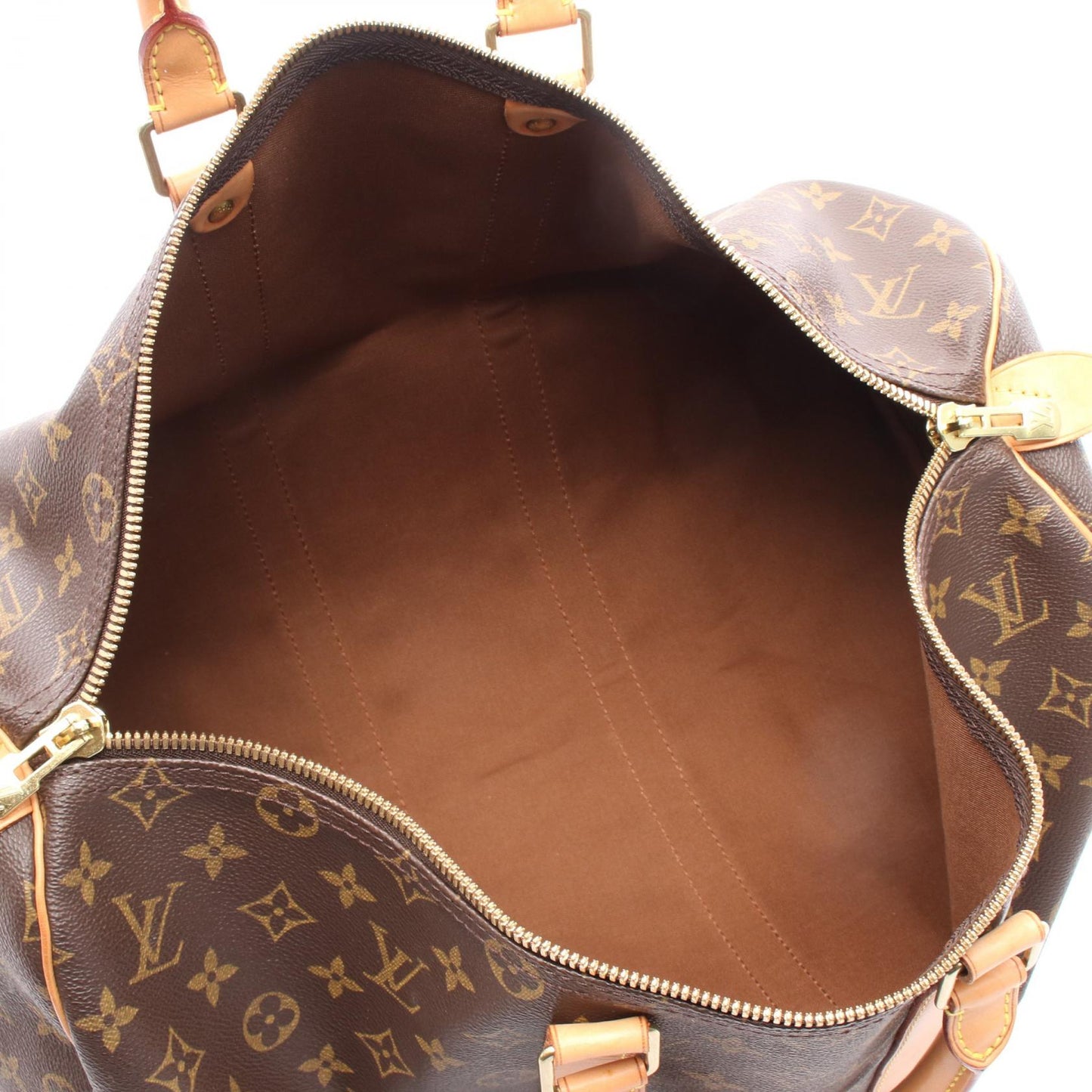 Louis Vuitton Keepall 45 Monogram Coated Canvas Boston Bag