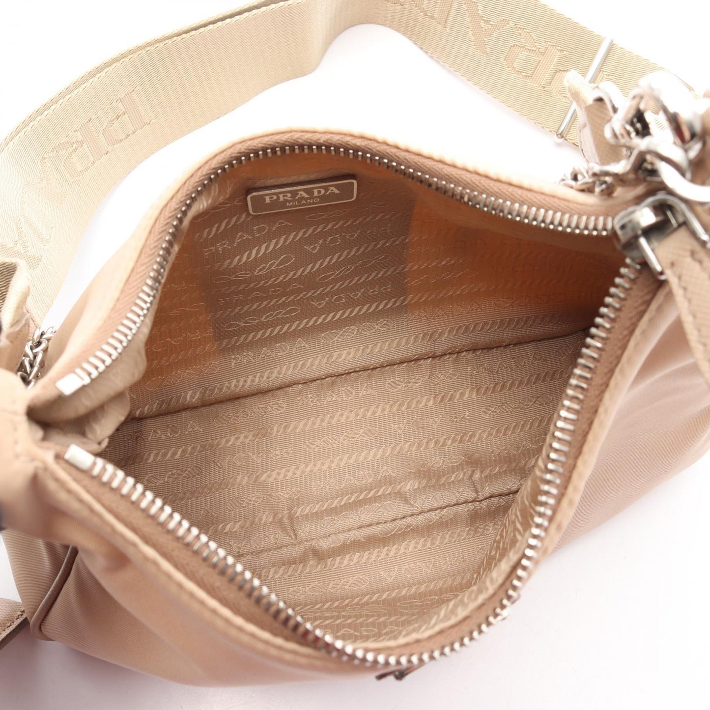 Prada Re-Edition 2006 Nylon Saffiano Leather Shoulder Bag