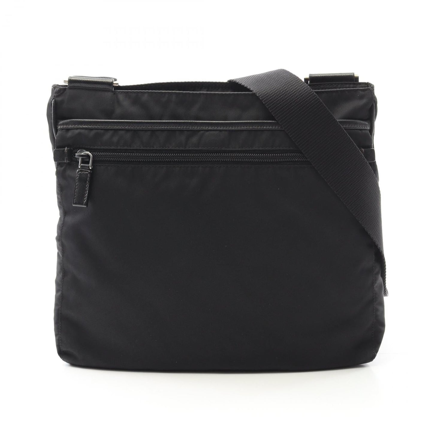 Prada Nylon Saffiano Leather Shoulder Bag