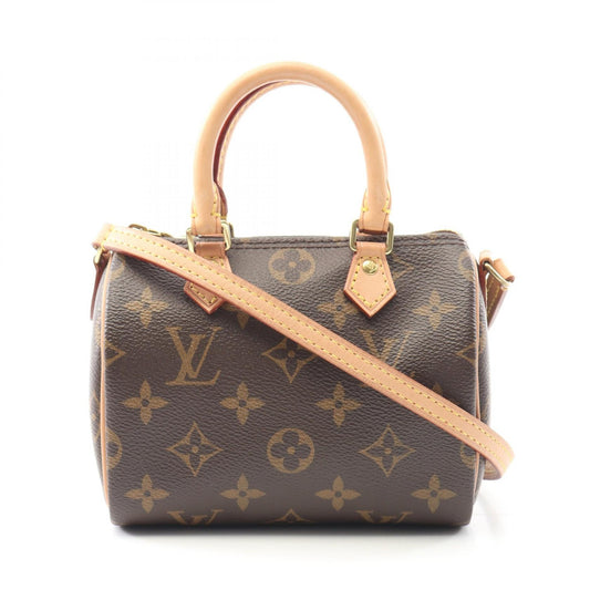 Louis Vuitton Nano Speedy Monogram Coated Canvas Shoulder Bag