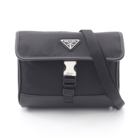 Prada RE NYLON TESSUTO+SAFFIANO Nylon Shoulder Bag