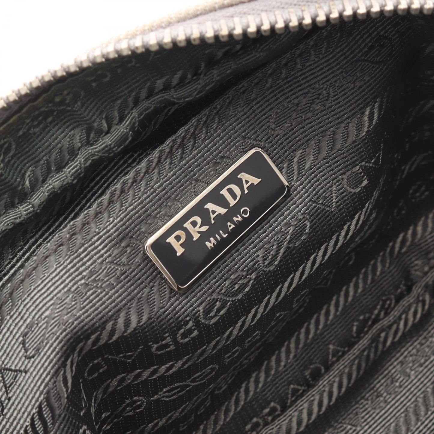 Prada 1N1674 Saffiano Leather Canvas Shoulder Bag