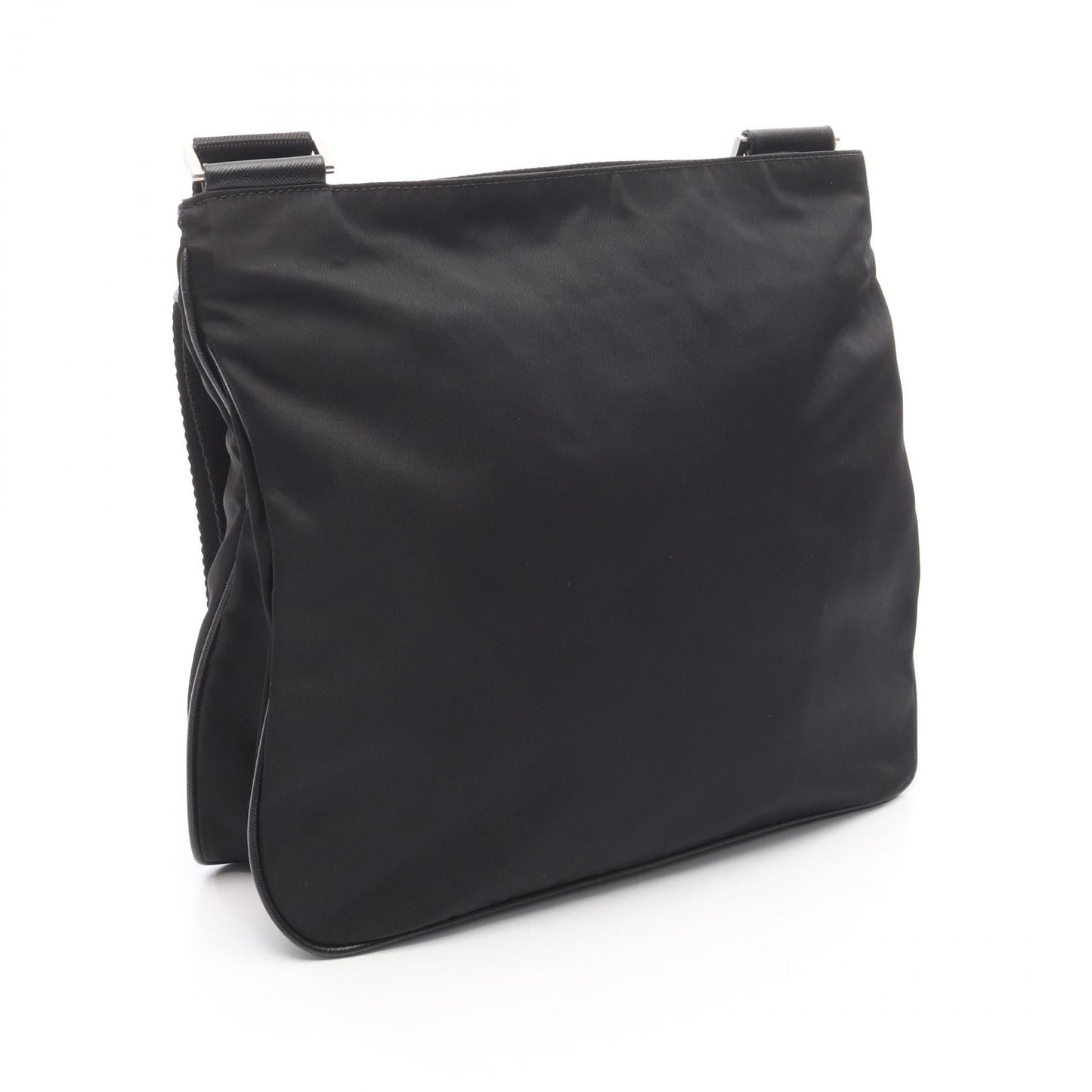 Prada TESSUTO + SAFFIANO Nylon Saffiano Leather Shoulder Bag