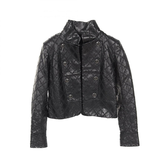 Chanel Lambskin Jacket with Coco Mark Button
