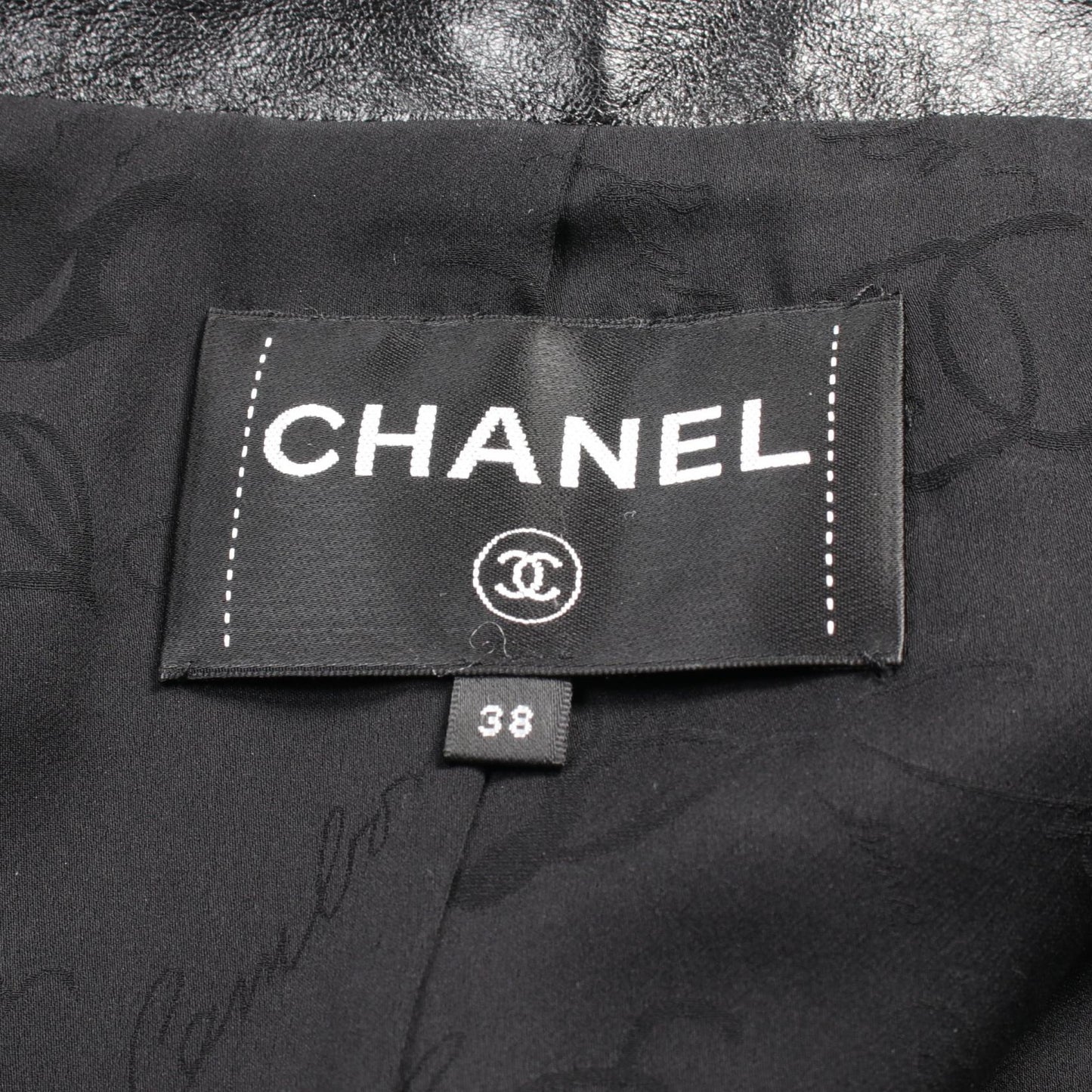 Chanel Lambskin Jacket with Coco Mark Button