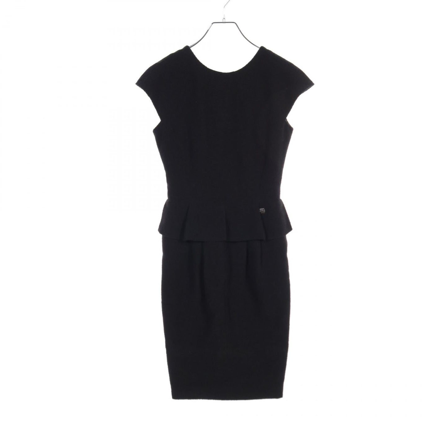 Chanel Wool Silk Dress Black P42639