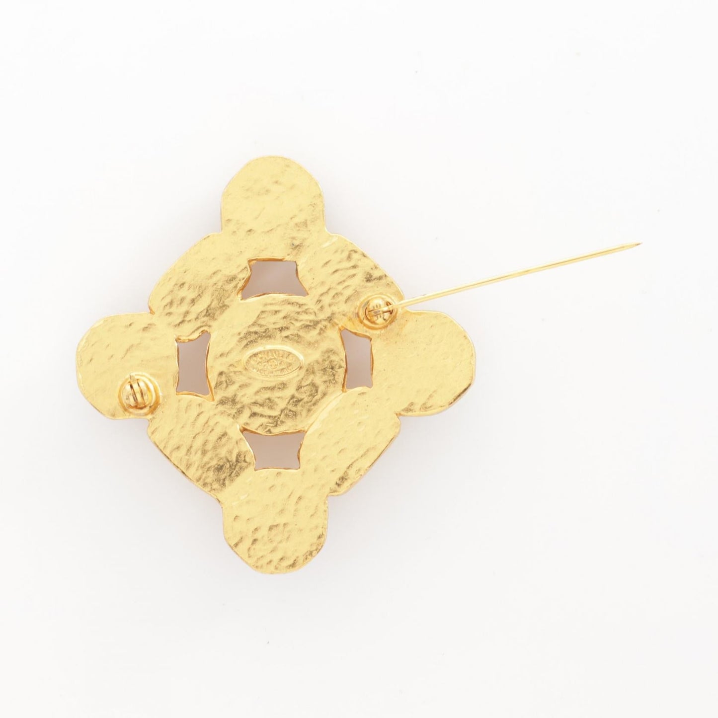 Chanel Coco Mark Brooch Gold 97A