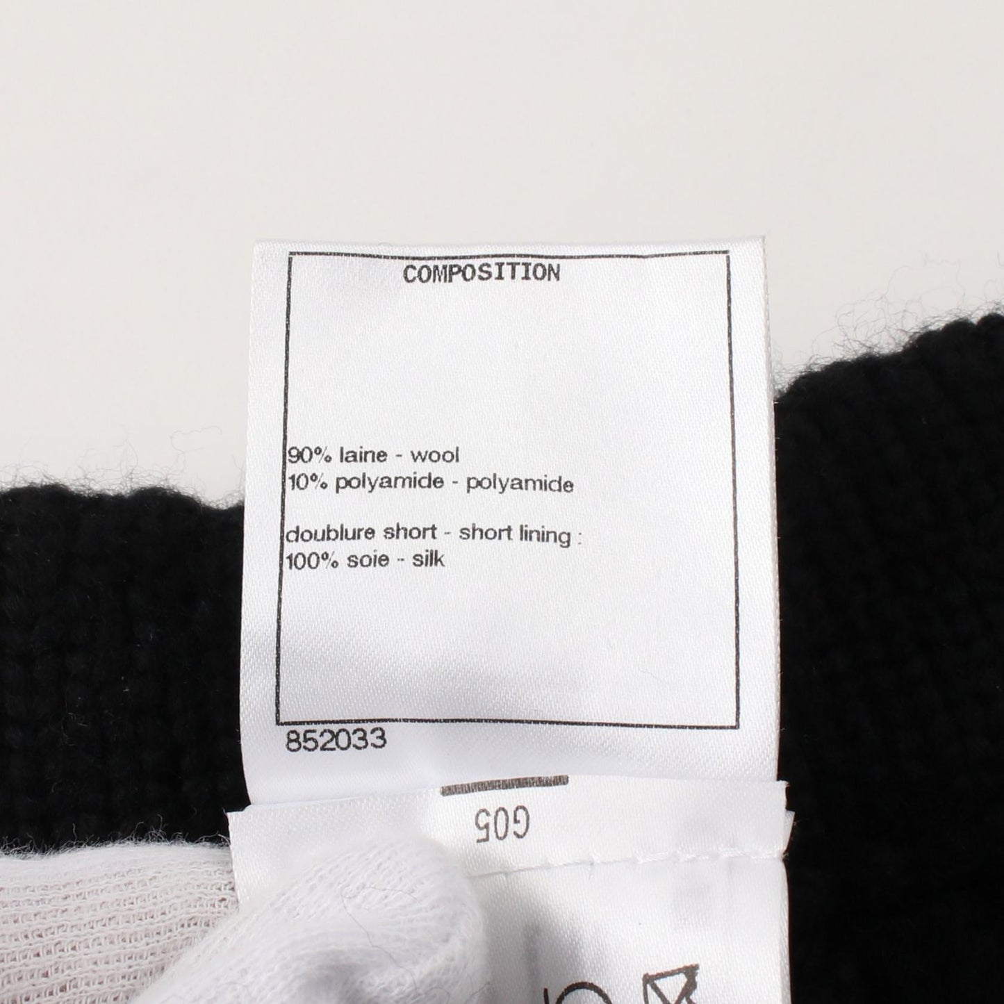 Chanel Wool Pants Black P72880K10476