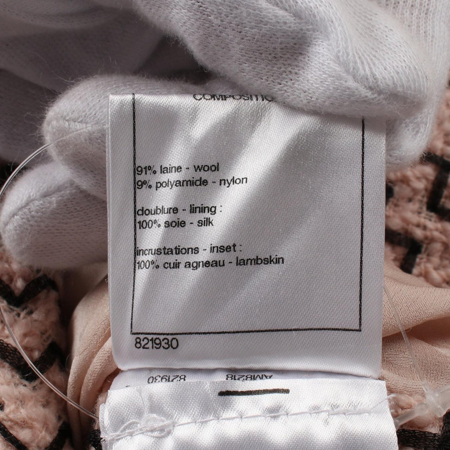 Chanel Wool Nylon Outerwear Pink