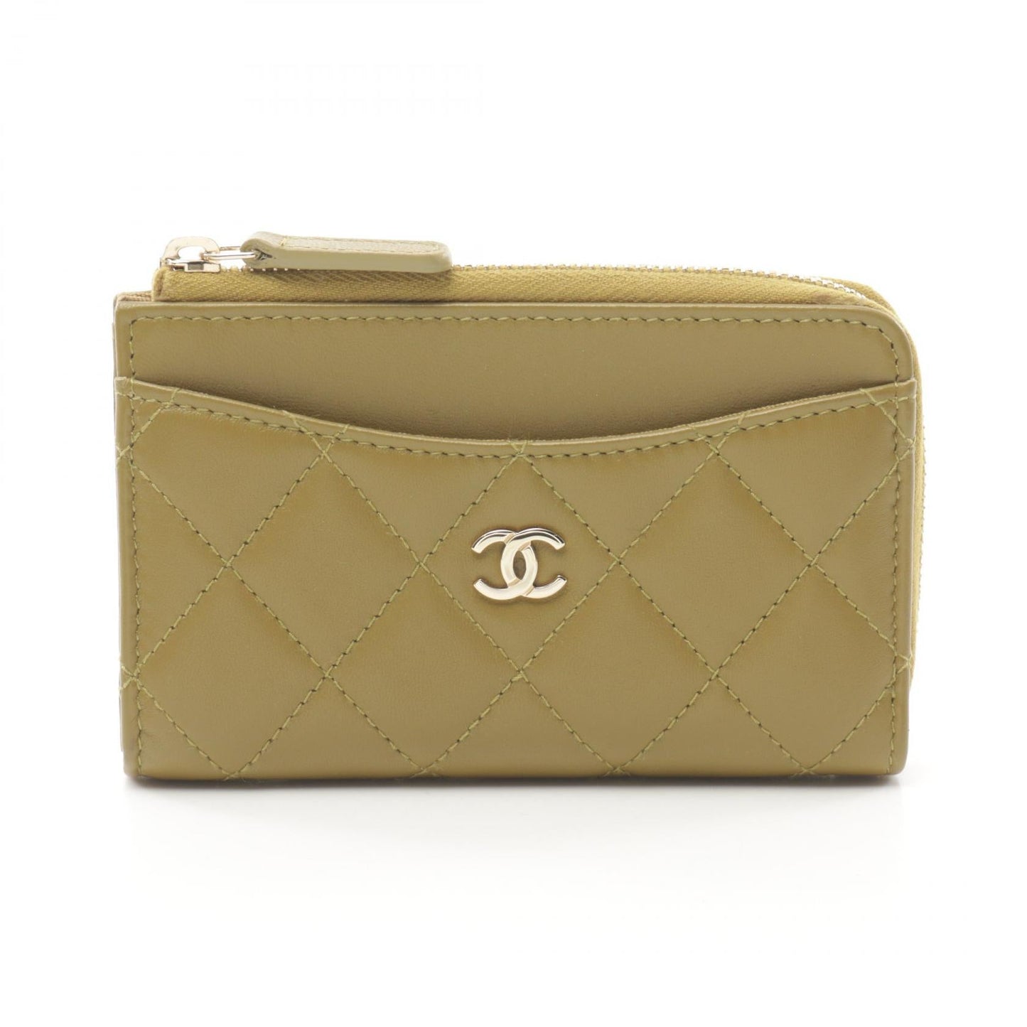 Chanel Lambskin Matelasse Coin Case Wallet