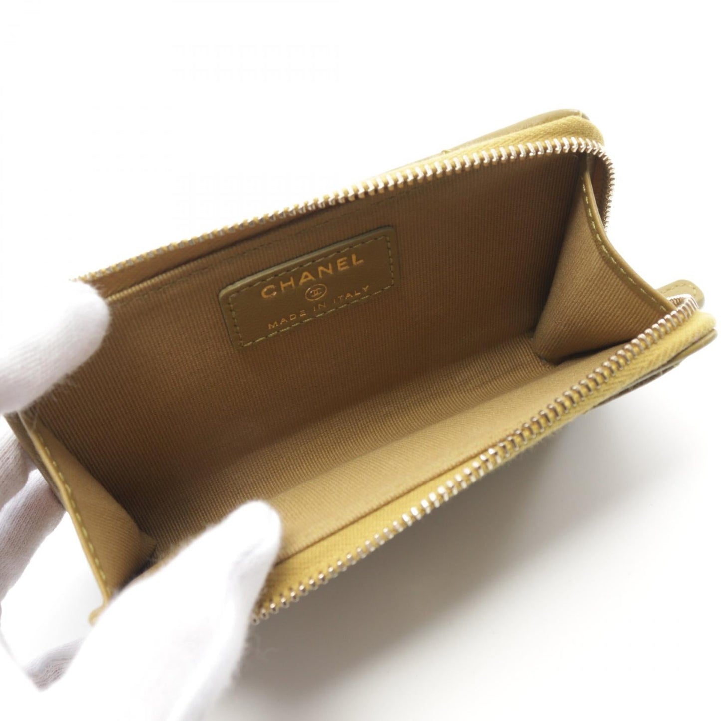 Chanel Lambskin Matelasse Coin Case Wallet