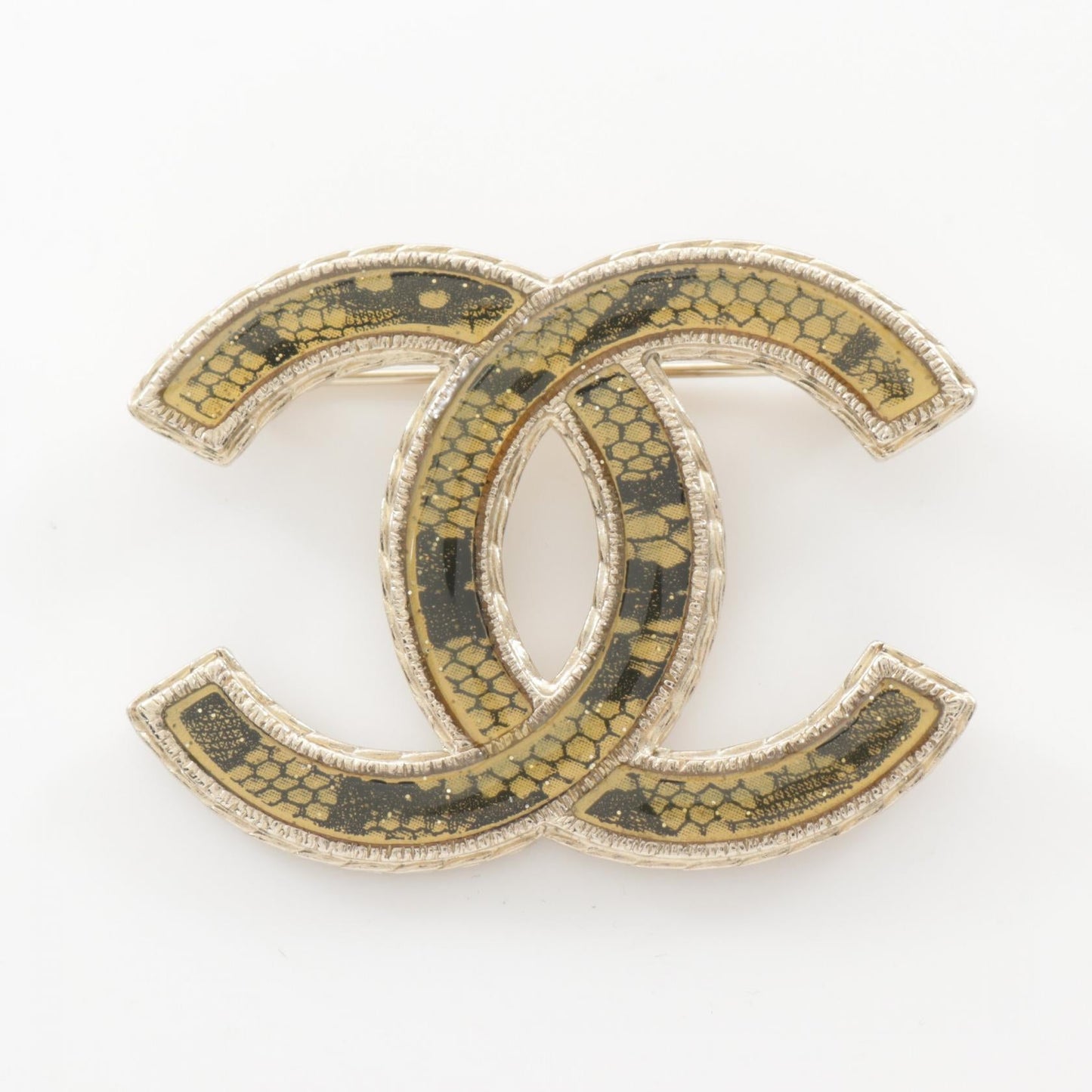 Chanel Coco Mark Brooch Gold Plated