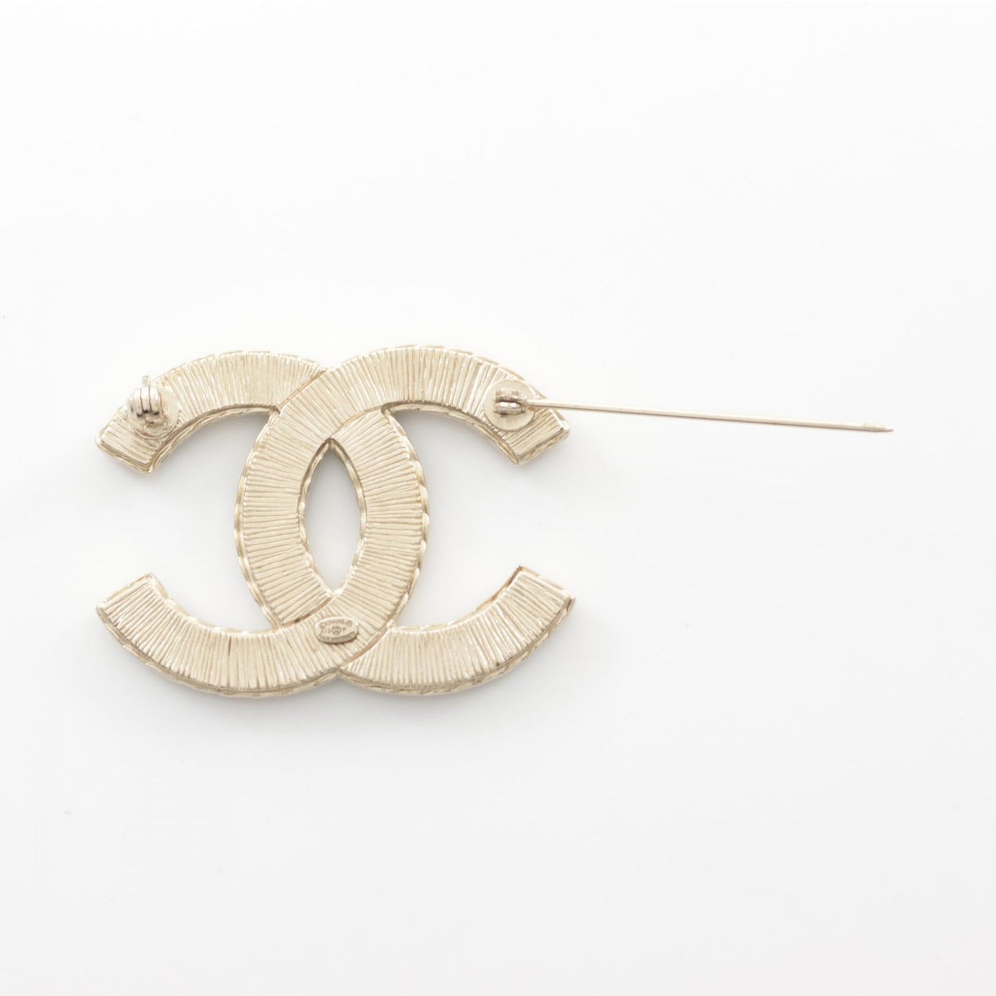 Chanel Coco Mark Brooch Gold Plated