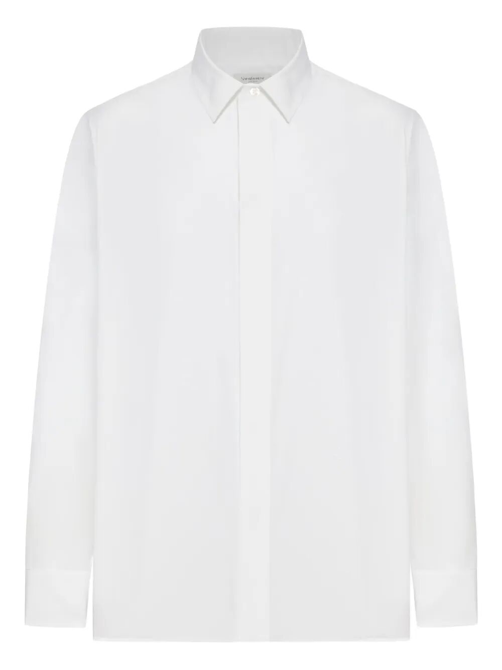 Saint Laurent Men Cotton Poplin Cassandre Shirt